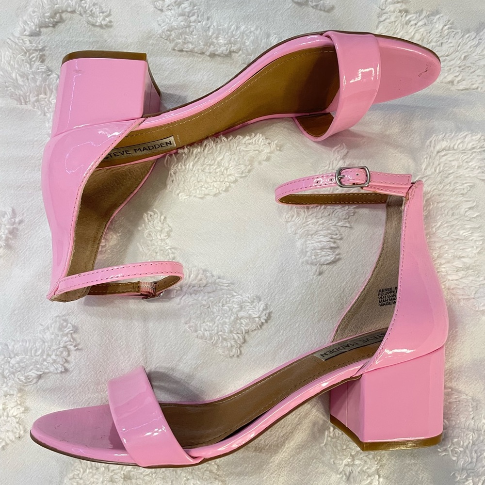 Steve Madden pink heels size 8